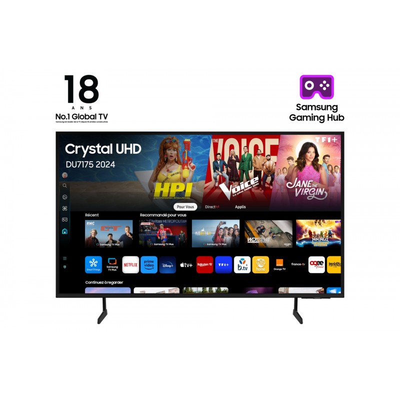 TV 65' LED SAMSUNG DU7175 4K SMART TV